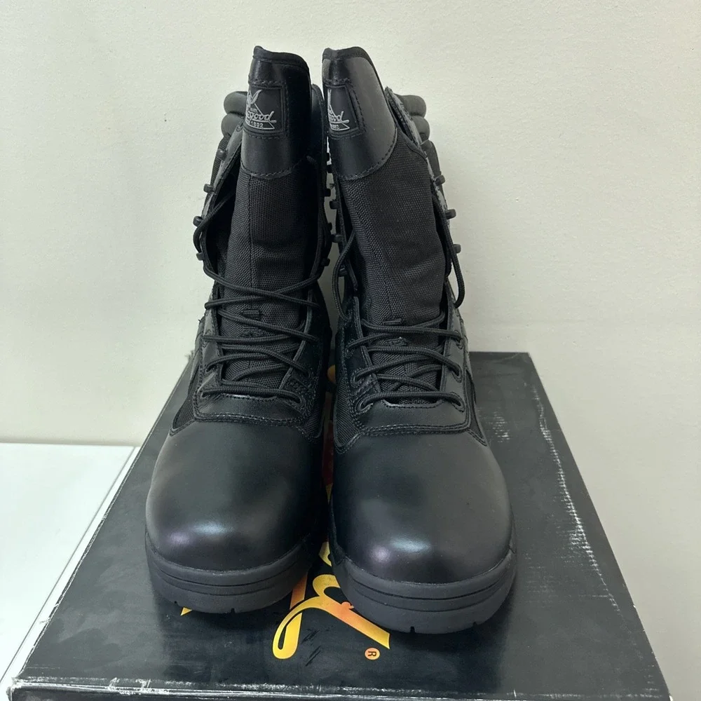 Thorogood 834-6189 Lightweight Waterproof Commando Deuce Black Boots Men's 14 W